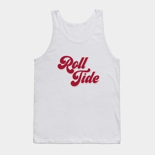 bama seventies font Tank Top